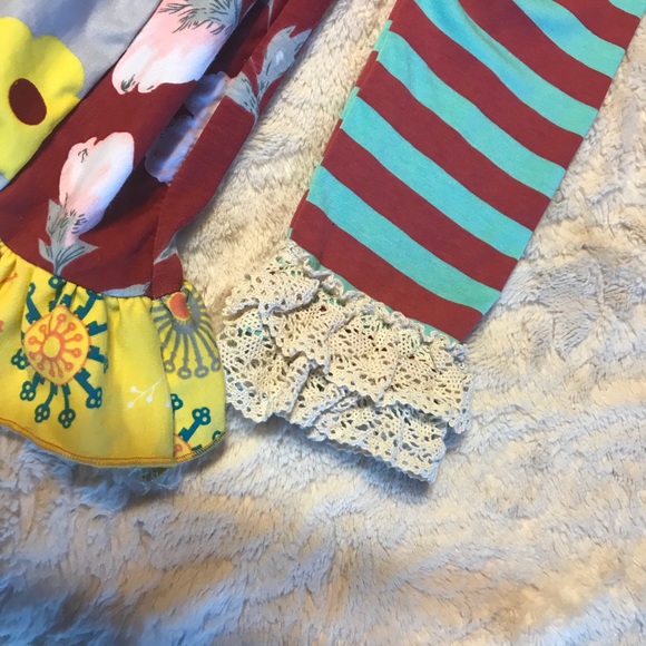 NWT Twirly Alphabet Fall Patchwork Dress - Picture 6 of 6